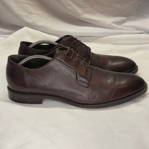 Paul Smith Antique Leather Oxford Flexible Travel Shoes Mens 11 USMade in Italy